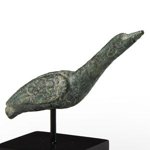 Roman Bronze Goose Finial