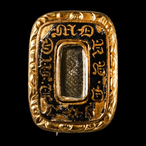 Georgian Gold Memento Mori Brooch