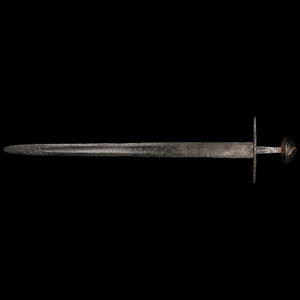 Medieval Single-Handed Long Sword with Crosses