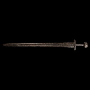 Viking Age Single-Handed Sword with Five-Lobed Pommel