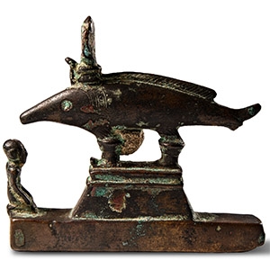 Egyptian Bronze Per-Medjed Oxyrhynchus Fish