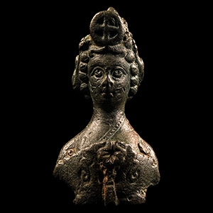 Byzantine Bronze Empress Mount
