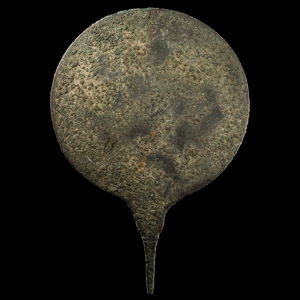 Greek Bronze Handled Mirror