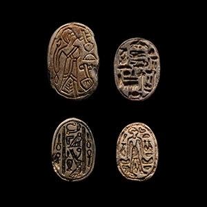 Egyptian Hyksos Steatite Scarab Collection