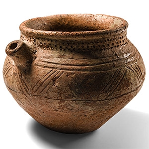 Mesopotamian Terracotta Pouring Vessel