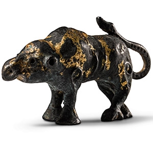 Viking Age Gilt Bronze Great Beast Figure