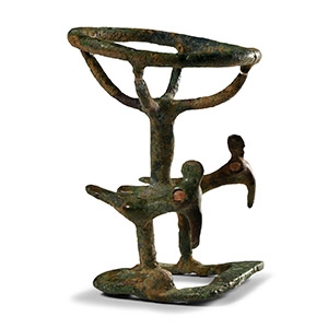 Elamite Bronze Vessel Stand