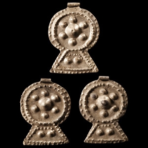 Elamite Silver Horse Harness Pendant Group