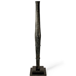 Bactrian Polished Black Stone Ritual Object