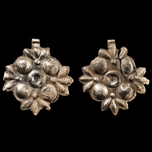 Elamite Silver Pendant Pair