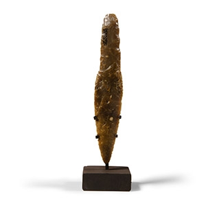 Stone Age Danish Type 1a Brown Flint Dagger