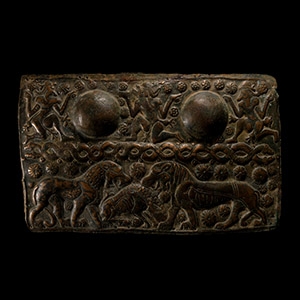 Early Achaemenid Bronze Temple Plaque