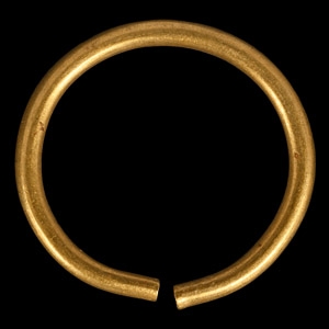 Bronze Age Gold Open-Ended Ring