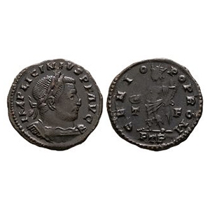 Ancient Roman Imperial Coins - Licinius I - Genius AE Follis
