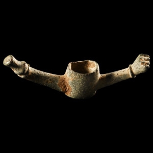 Roman Bronze Phallic and Fist Fitting