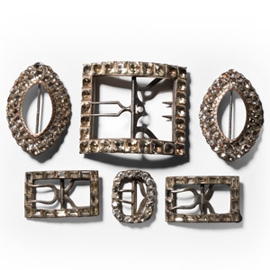 Post Medieval Gem Inlaid Shoe Buckle Collection