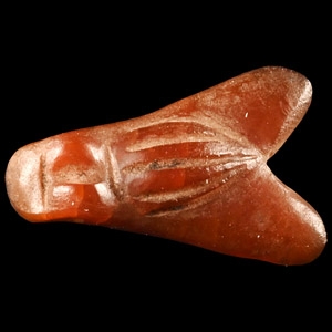 Egyptian Carnelian Fly Amulet