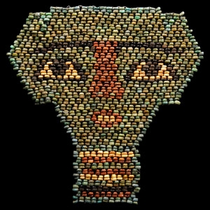Egyptian Beaded Mummy Mask