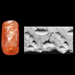 Mesopotamian Stone Cylinder Seal