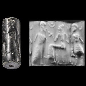 Mesopotamian Stone Cylinder Seal