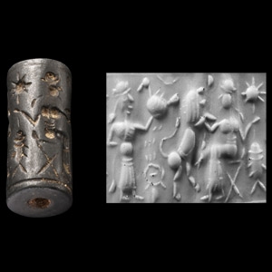 Mesopotamian Haematite Cylinder Seal