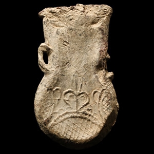 Medieval Lead Pilgrims Holy Water Ampulla