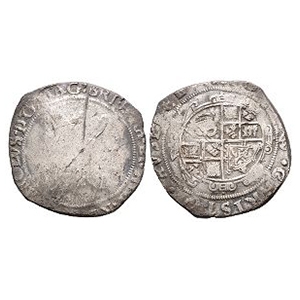 English Stuart Coins - Charles I - Tower - AR Halfcrown