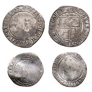 English Stuart Coins - James I - English and Irish AR Shillings [2]