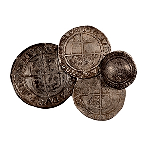 English Tudor Coins - Elizabeth I - Shilling, Sixpences and Threepence [4]