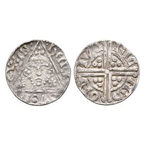 British Medieval Coins - Henry III - Dublin - Long Cross AR Penny
