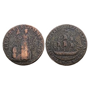 World Tokens - USA - New York - Talbot Allum and Lee - 1795 - Token Cent