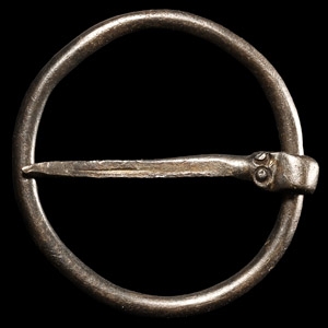 Medieval Silver Annular Brooch