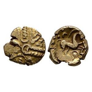 Celtic Iron Age Coins - Trinovantes - Sun and Moons Gold Stater