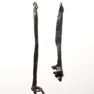 Viking Age Iron Key Pair
