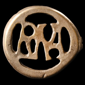 Roman Silver ROMA Brooch