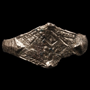 Viking Age Base Silver Ring