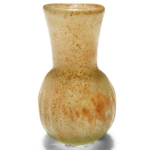 Byzantine Ribbed Glass Cosmetic Bottle