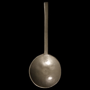 Post Medieval Pewter Spoon with Touch Marks