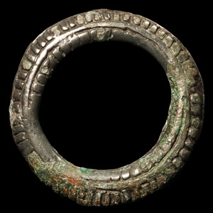 Medieval Bronze Horse Harness Strap Ring