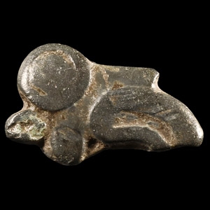 Scythian Bronze Eagles Head Pendant