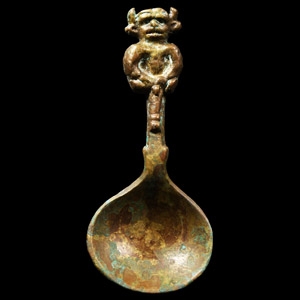 Post Medieval Bronze Lincoln Imp Spoon