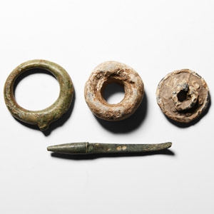 Roman Bronze and Lead Artefact Group