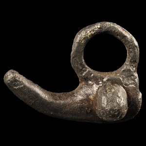 Roman Bronze Phallic Pendant