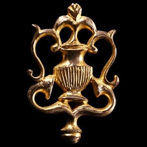 Post Medieval Silver-Gilt Amphora Fitting
