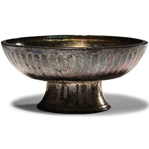 Sassanian Silver Pedestal Cup