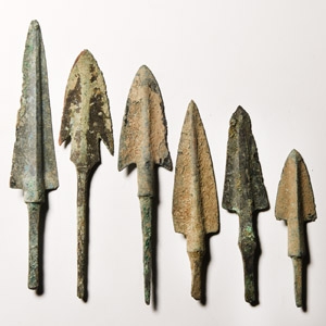 Luristan Bronze Arrowhead Group