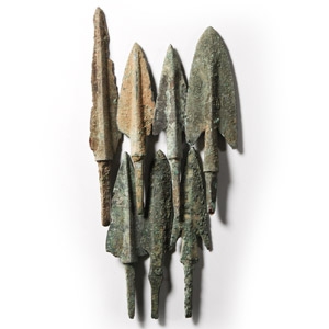 Luristan Bronze Arrowhead Group
