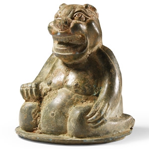 Chinese Han Style Bronze Animal