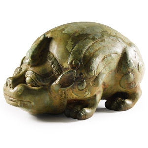 Chinese Han Style Bronze Animal