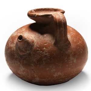 Nabataean Redware Feeder Vessel